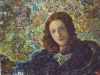 Milioti V.D. - Woman's portrait on a decorative...