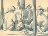 tashkent-in-tea-room-a-paper-ink-a-water-color-1942