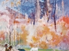 Nigmat Kouzybayev. Autumn. ( White Horse )сan.tem. Осень, (Белая лошадь) х.тем.1980