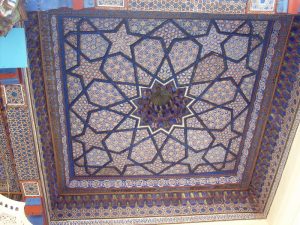 Расписной потолок -1й мечети -1