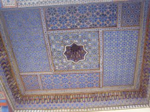 Расписной потолок -1й мечети -2