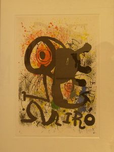 Joan Miro. Цветная литография. Прате _. 1971