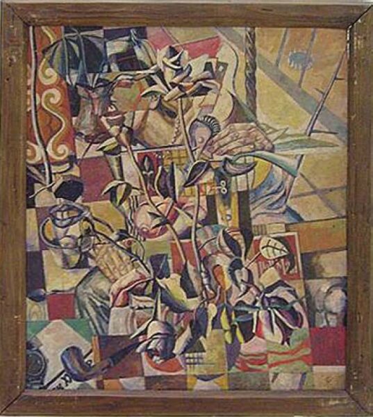 Губский-В.-Натюрморт_Кофе-с-чёрной-розой.-1993-Частн.кол-я
