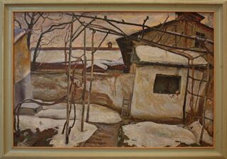 Абдуманнон-Юнусов.-Дворик-зимой.-1972