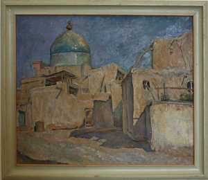 Абдуманнон-Юнусов.-Старый-дворик.-1974