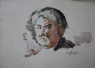 Урумбай-Ахунов.-Автопортрет.-1985