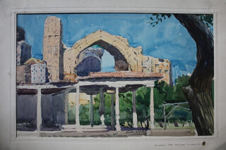 Урумбай-Ахунов.-Во-дворе-Биби-ханум..-1965