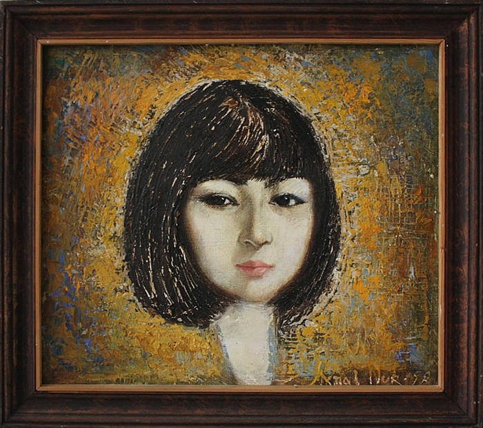 Акмаль Нур. Портрет дочки Мунис. 1998-1999