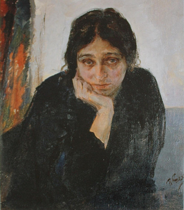 П.П. Беньков. Портрет жены. 1925-1926