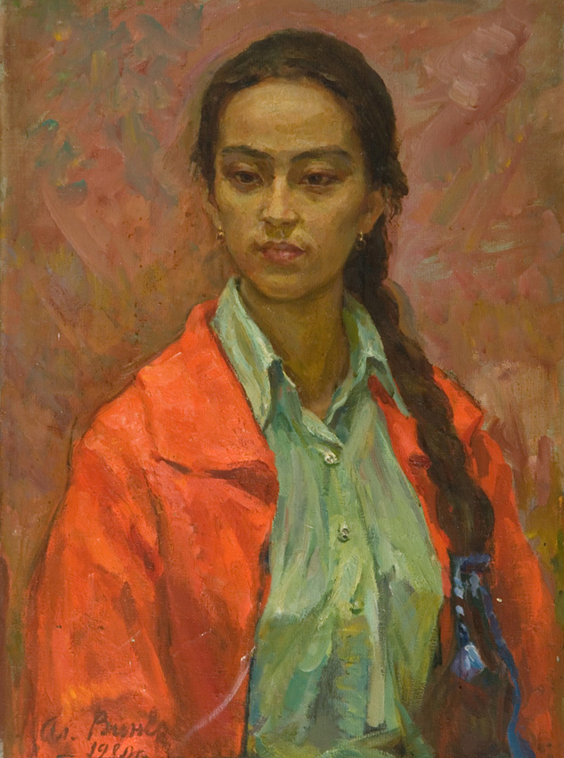 Винер А. «Портрет девушки» 1980г.