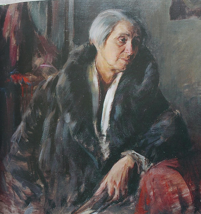 П.П. Беньков. Портрет О.П.Беньковой. 1945