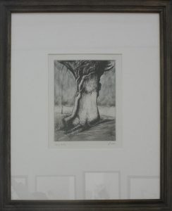 Генри Мур. Деревья I. Ствол и лиана. 1979. Офорт