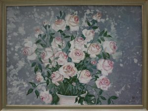 Ульмасова Муссавар. Белые розы. 2010