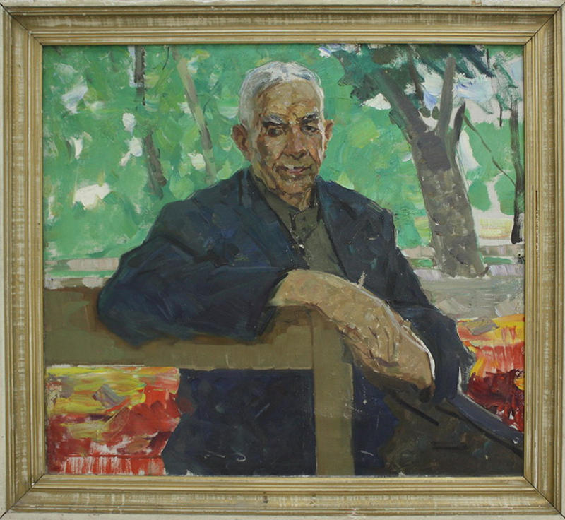 Оганесов Т. Портрет Ходжаева. 1967 (ДХВ)