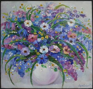 Залевская О. Синие цветы. 2014
