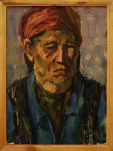 Жоллыбай Изентаев.  Портрет матери 1989