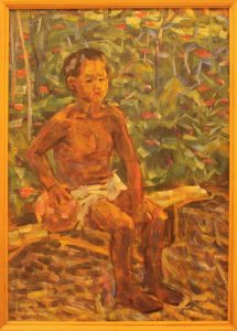 Жоллыбай Изентаев. Портрет сына нукусбая. 1985