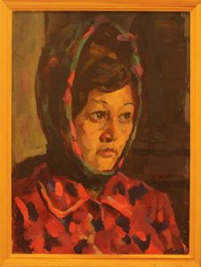Жоллыбай Изентаев. Портрет жены. 1971