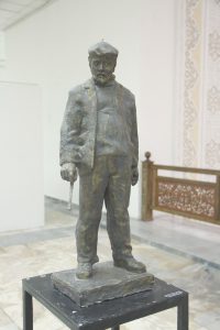 Паруб Михаил.  Портрет художника Б.Бабаева. 1980