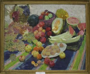 Елизаров Ю. Натюрморт с фруктами. 1962