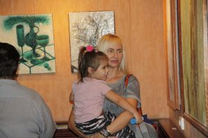 Гуля Громова с дочерью.