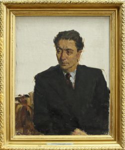 Портрет композитора М.Бурханова. Елизаров Ю.. 1957
