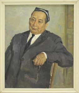 Набиев М. Портрет Хусанходжаева. 1976 (ДХВ)
