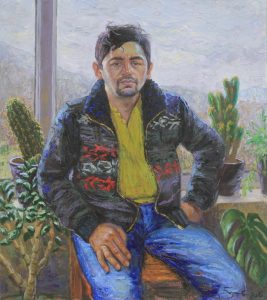 Базаров Рустам. Портрет художника. 2016