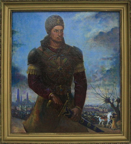 Тура Курязов. Портрет Джалалиддина. 1997