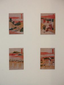 Листы гравюры из серии 53 станции Токайдо 3