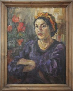 Волков А.Н. Портрет жены художника. 1942 (ГМИ Уз)