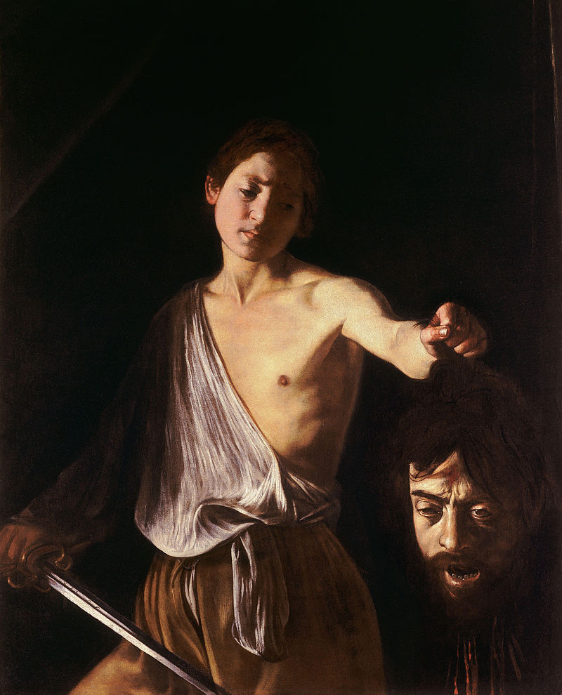 «Давид с головой Голиафа». 1610 Караваджо. М.