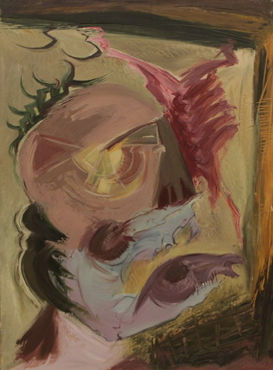 Зелимхан Саиджанов. Мясник в лавке. 1991