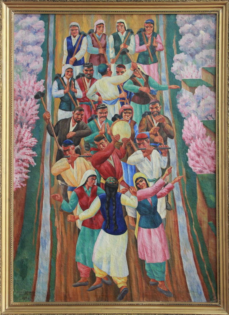Карахан Н. Г. (1900-1970). Весенний день. 1937