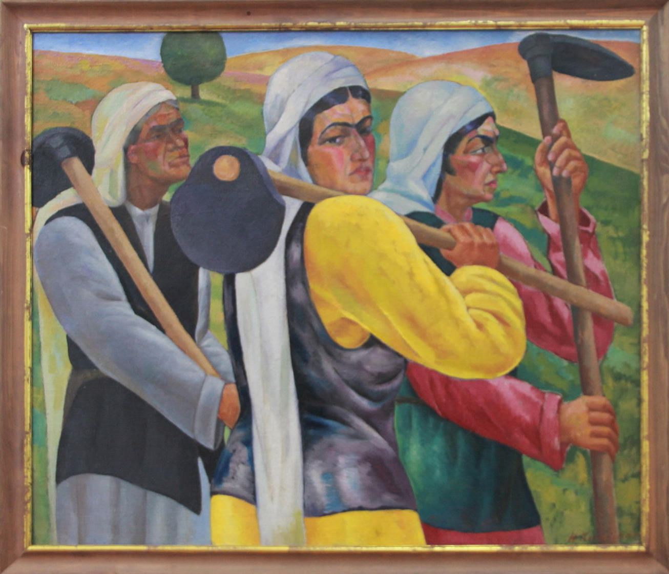 Карахан Н. Г. (1900-1970). Женщины с кетменями. 1934