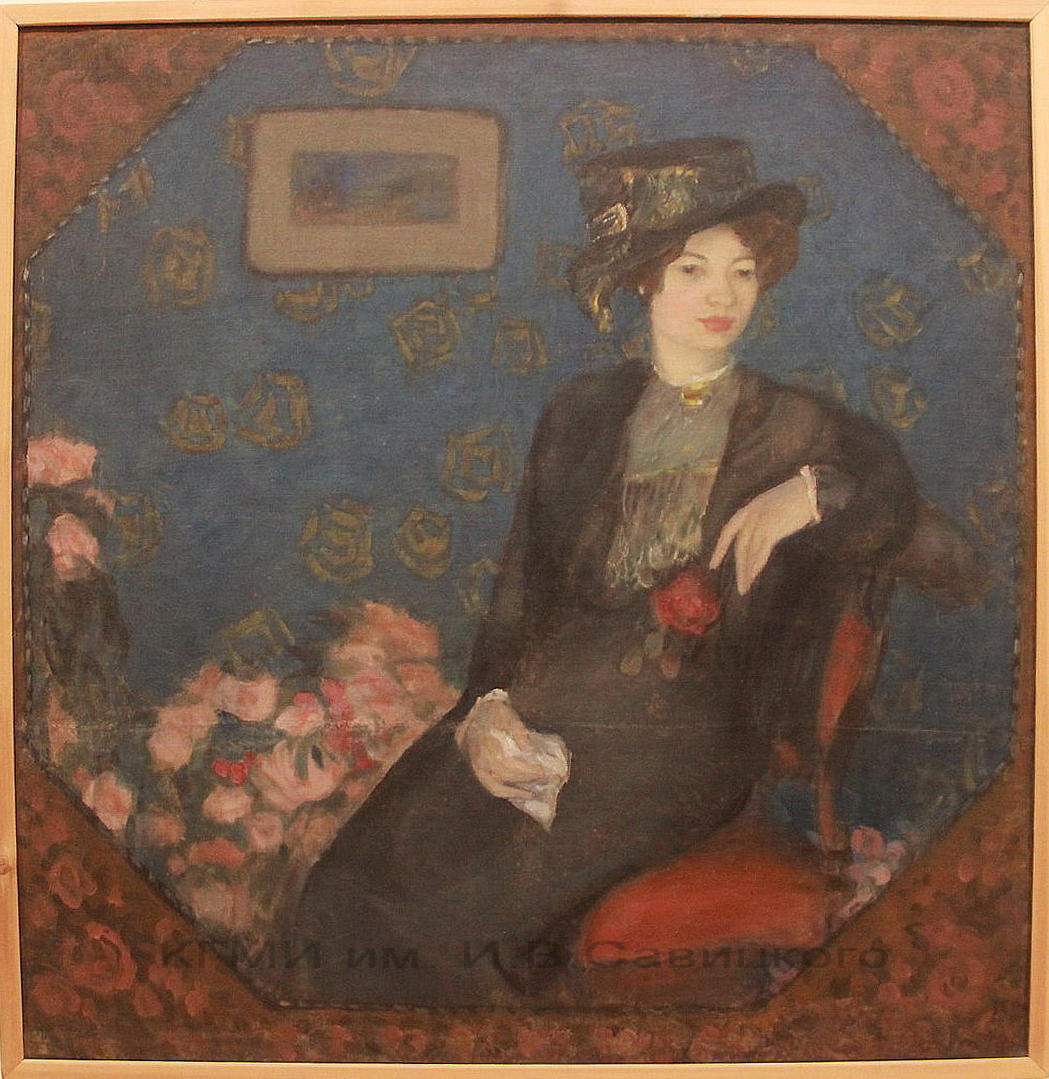Шевченко А.В. (1882-1948), Портрет жены. 1-я половина 20 века.