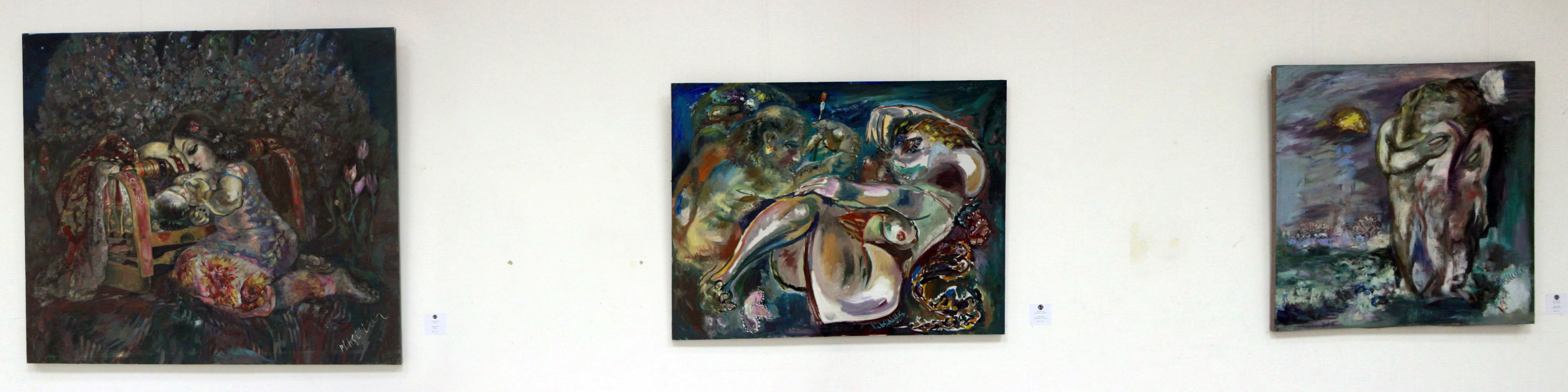 Рихситилла Акрамов. Экспозиция картин.