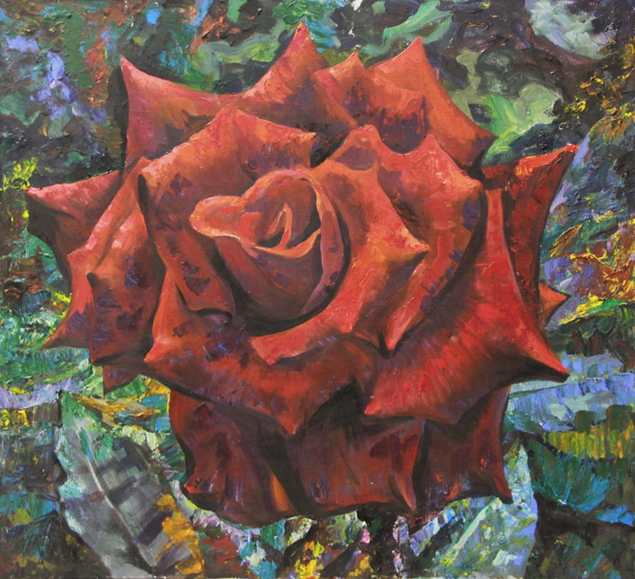 Бурмакин В. Красная роза. 2014