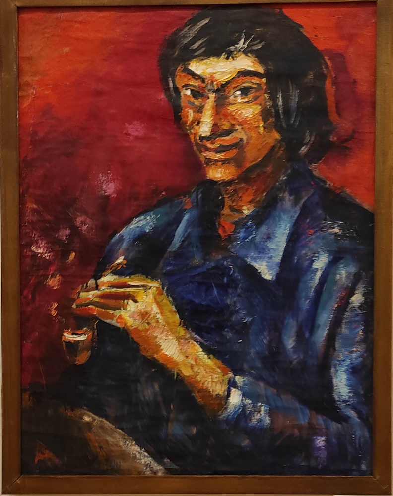 Эркин Жолдасов. Портрет Мусика (Саидханов Ибрагим). 1974