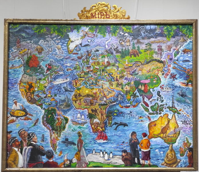 Рустам Базаров. Карта мира. 2014