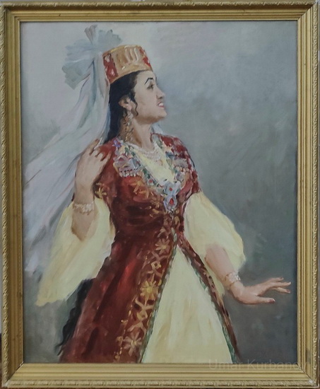 Чингиз Ахмаров. Портрет Мукараммы Тургунбаевой