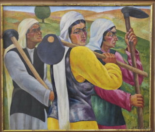 Николай Карахан. Женщины с кетминями. 1934