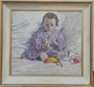 Тачат Оганесов. Портрет сына. 1955