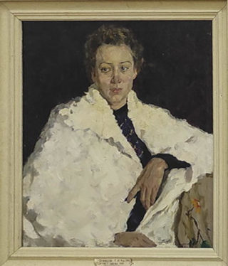 Тачат Оганесов. Портрет жены. 1955