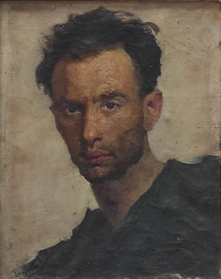 Резников Л.И. Автопортрет. 1952 (Част. кол-я)