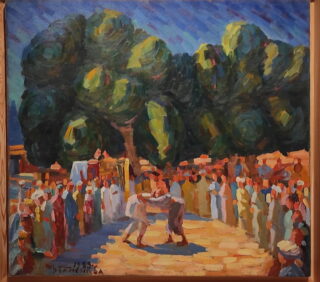 Урал Тансыкбаев. Борьба. 1929