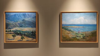 Урал Тансыкбаев. Голубой пейзаж. 1936, Аральское море. 1948