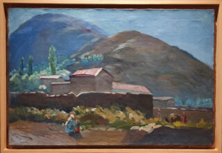 Урал Тансыкбаев. Горный кишлак.1939