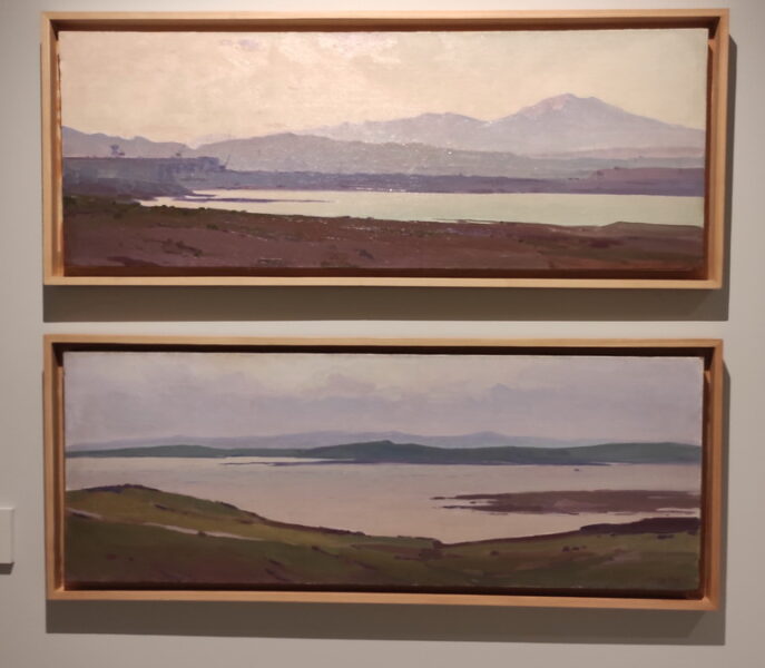 Урал Тансыкбаев. Кайракумская ГЭС.1957, Каттакурганское водохранилище. 1958