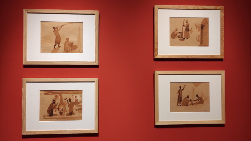 Урал Тансыкбаев. Музыканты, Кузница, В Ауле, Уличный точильщик 1929